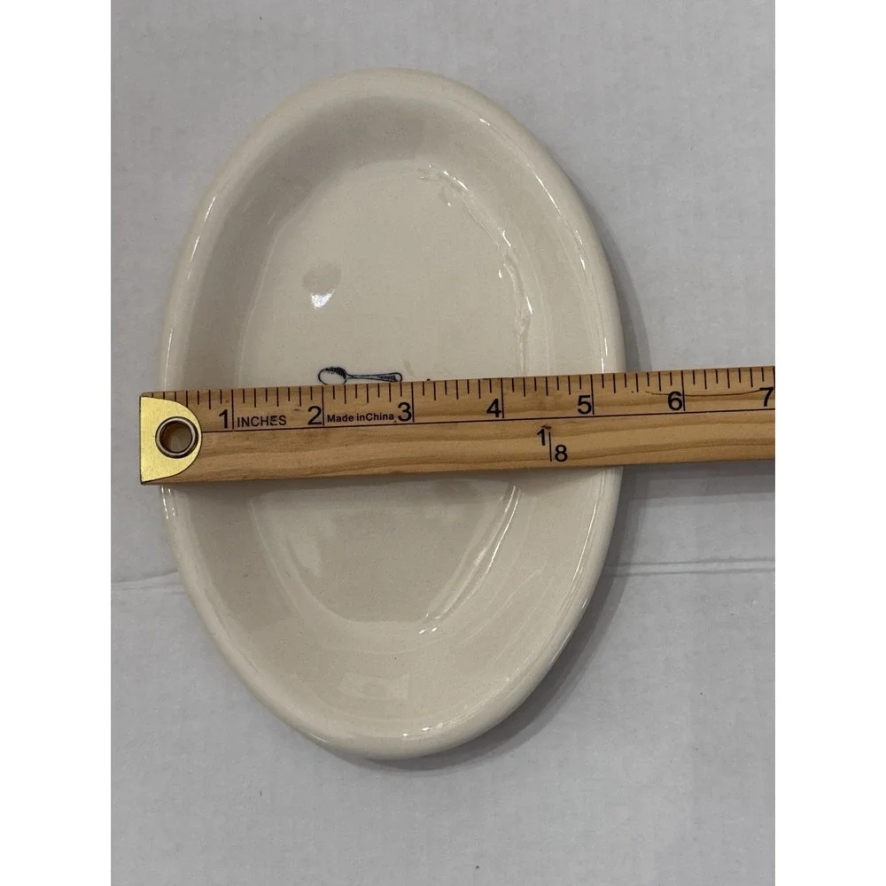 Rae Dunn Icon  2 Eat Oval Plates Artesian‎ By Magenta 8 Inch Dessert Appetizer